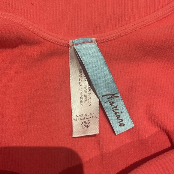 Marciano coral color tight t-shirt dress - Picture 4 of 4